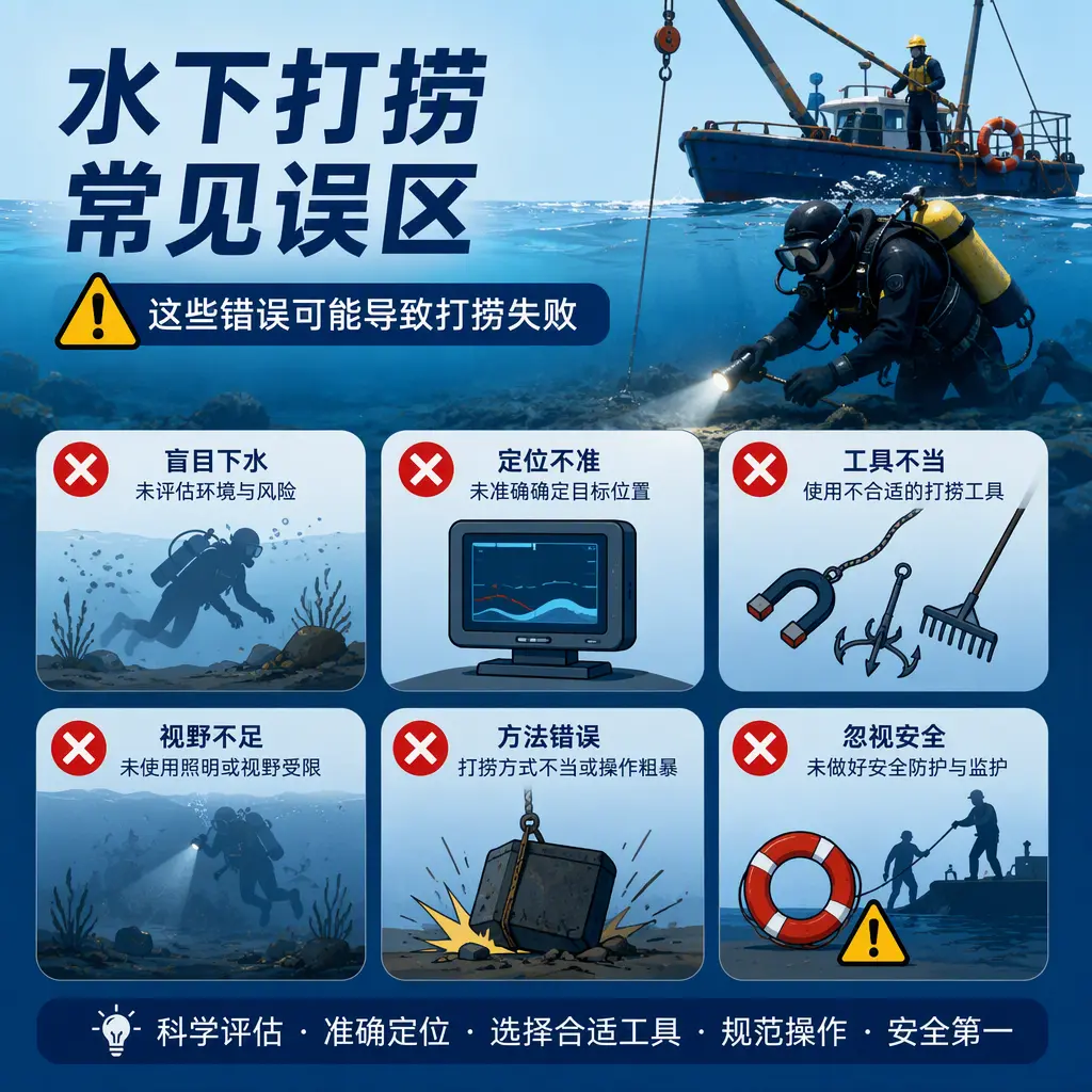 深耕水下打捞,兼顾民用失物与工程潜水作业漯河